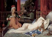 Jean Auguste Dominique Ingres Odalisque with Slave oil painting